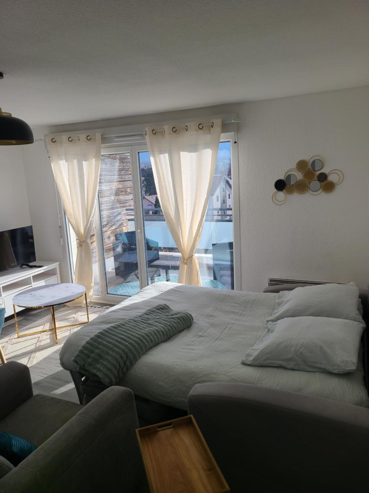 Joli T2 Proche Gare Avec Vue Appartement Annemasse Buitenkant foto