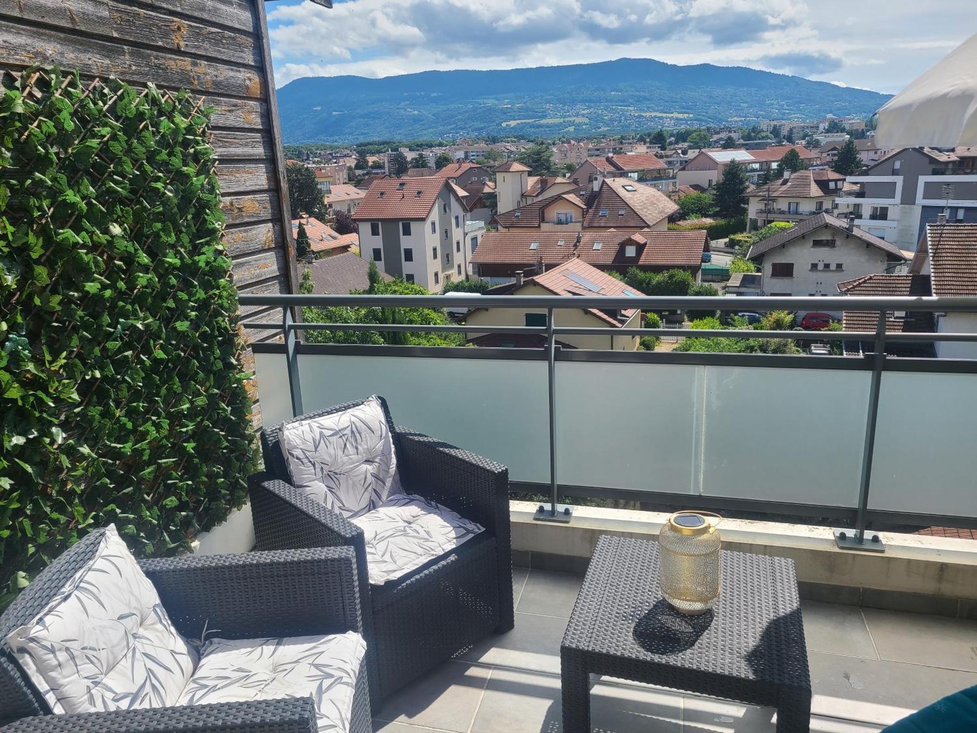 Joli T2 Proche Gare Avec Vue Appartement Annemasse Buitenkant foto